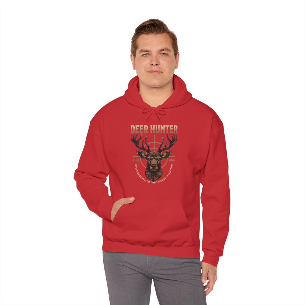 Deer Hunter Hoodie | Rustic Buck & Hunting Club Design | Cr8tive Designs