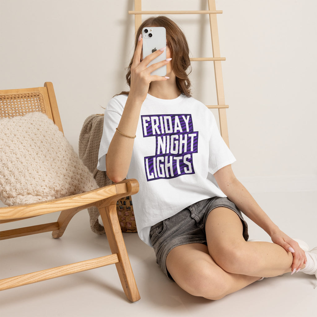 Friday Night Lights | Football Season Graphic Tee | Cr8tive Designs