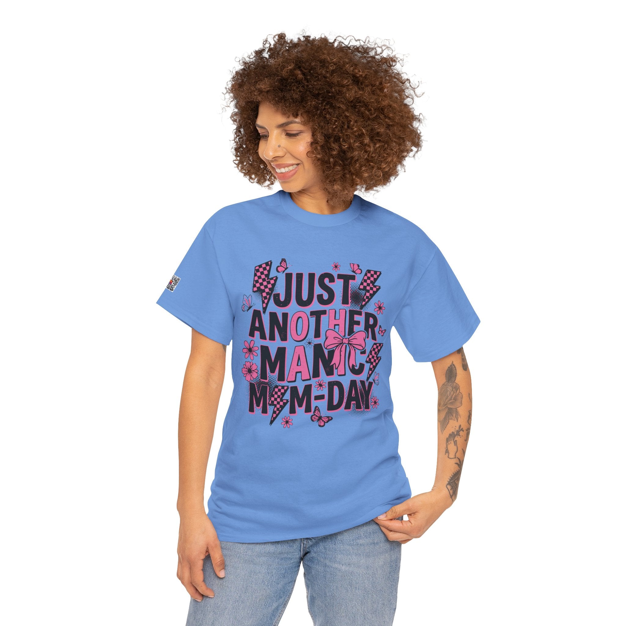 Just Another Manic Mom Day Graphic Tee – Funny Mom Shirt, Trendy Mom Life | Cr8tive Designs
