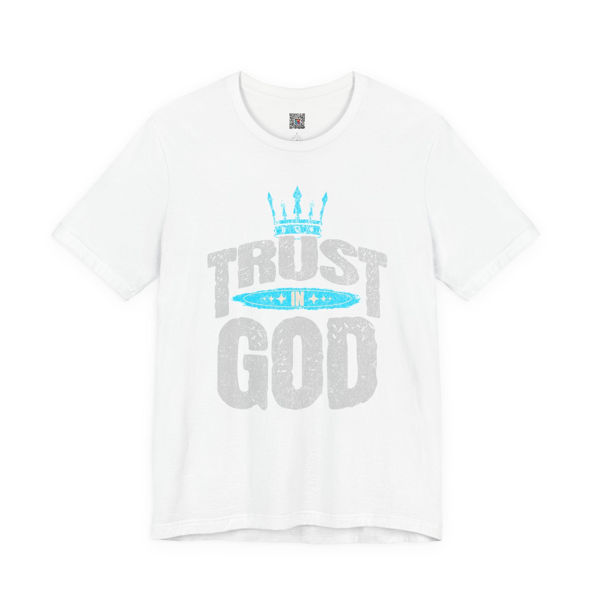 Trust in God T-Shirt | Faith Graphic Tee with Crown Design| Cr8tive Designs