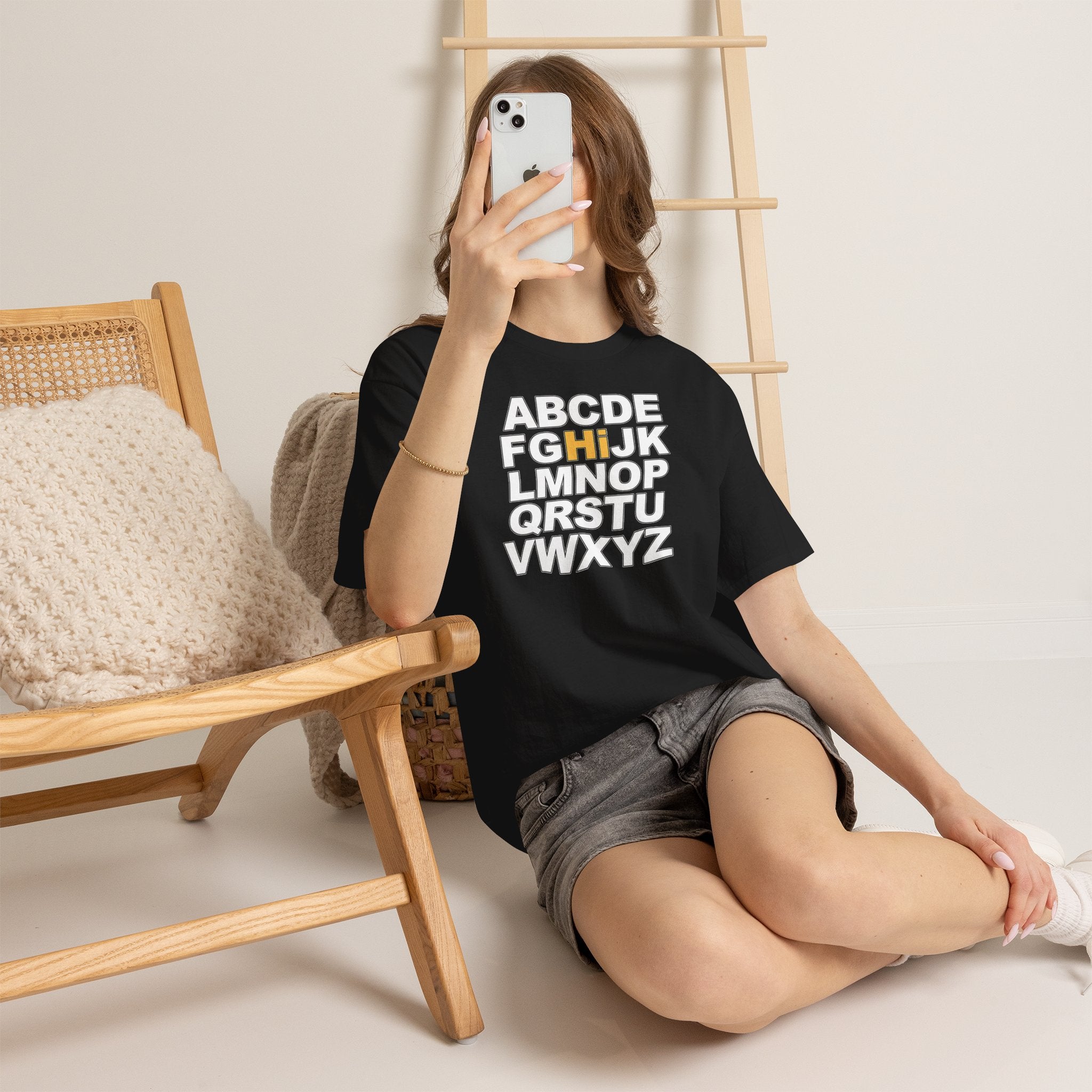 Bold Alphabet Teacher Tee | ABC Classroom Graphic T-Shirt | Cr8tive Designs