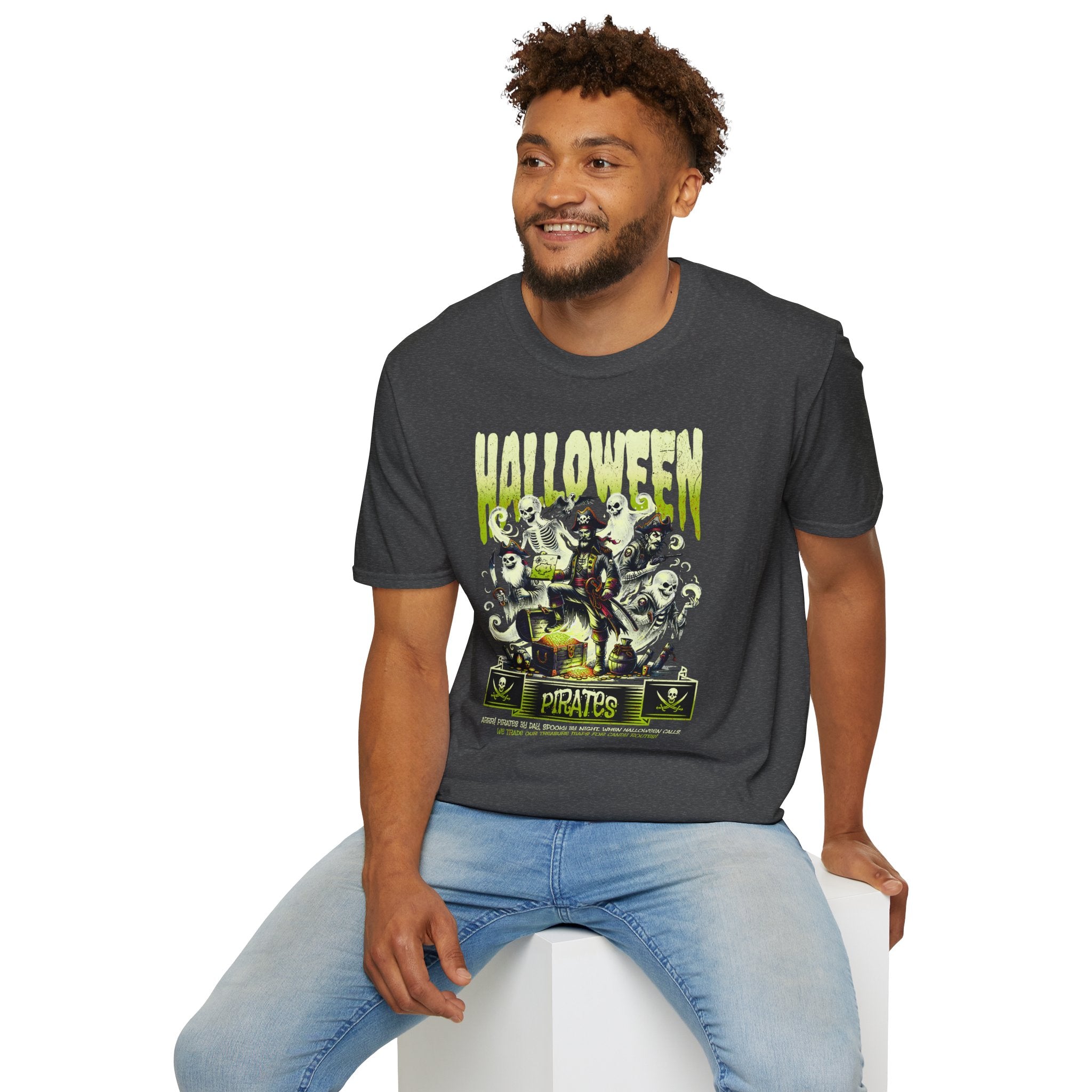 Halloween Skeleton Crew T-Shirt | Retro Spooky Graphic Tee | Cr8tive Designs