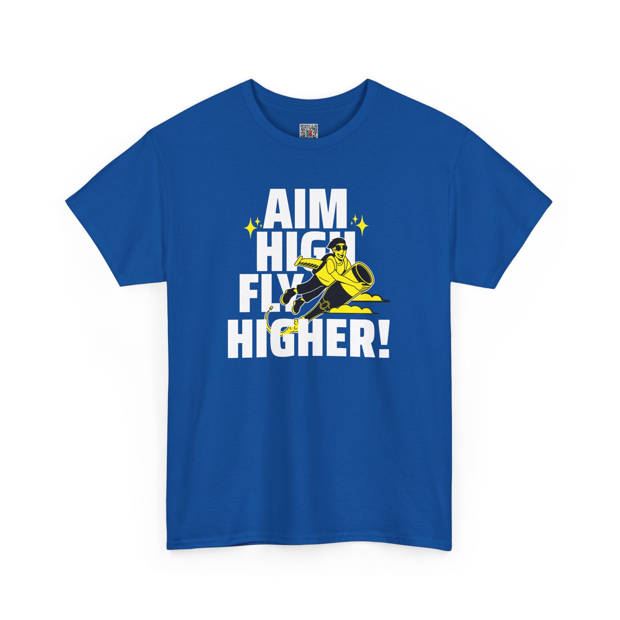 Aim High Fly Higher T-Shirt | Motivation Graphic Tee | Cr8tive Designs
