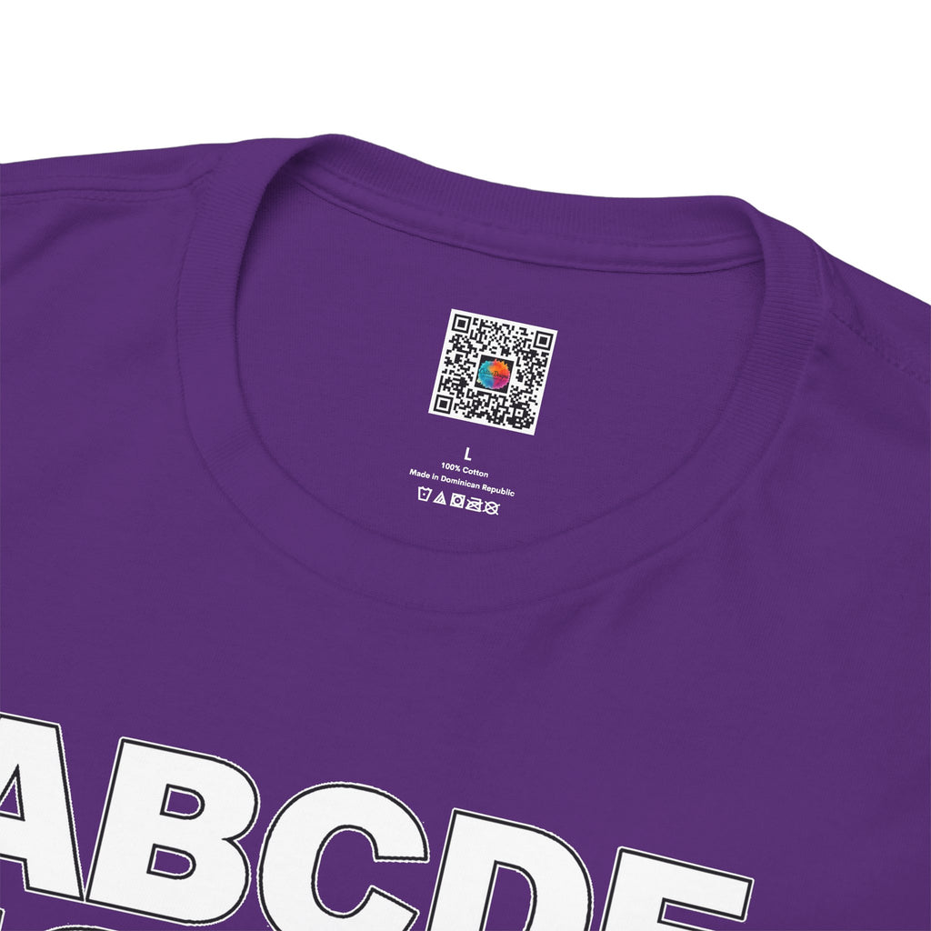 Bold Alphabet Teacher Tee | ABC Classroom Graphic T-Shirt | Cr8tive Designs