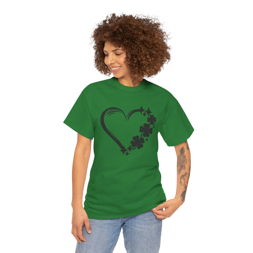 Shamrock Heart T‑Shirt/Cr8tive Designs