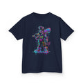 Kids Tee | Neon Zebra Street Warrior Graphic Tee | Cr8tive Designs