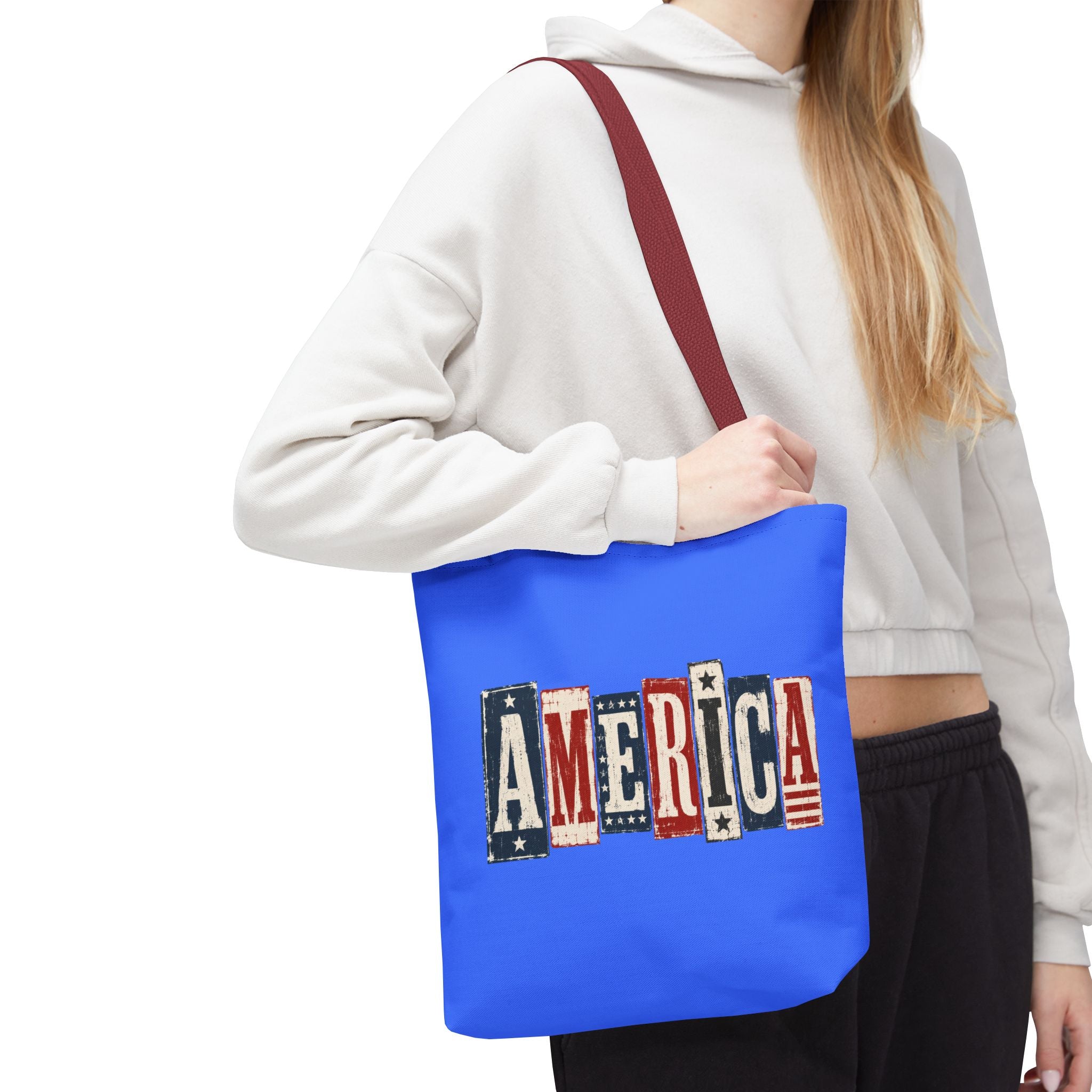 America | Patriotic Vintage Tote Bag | Cr8tive Designs
