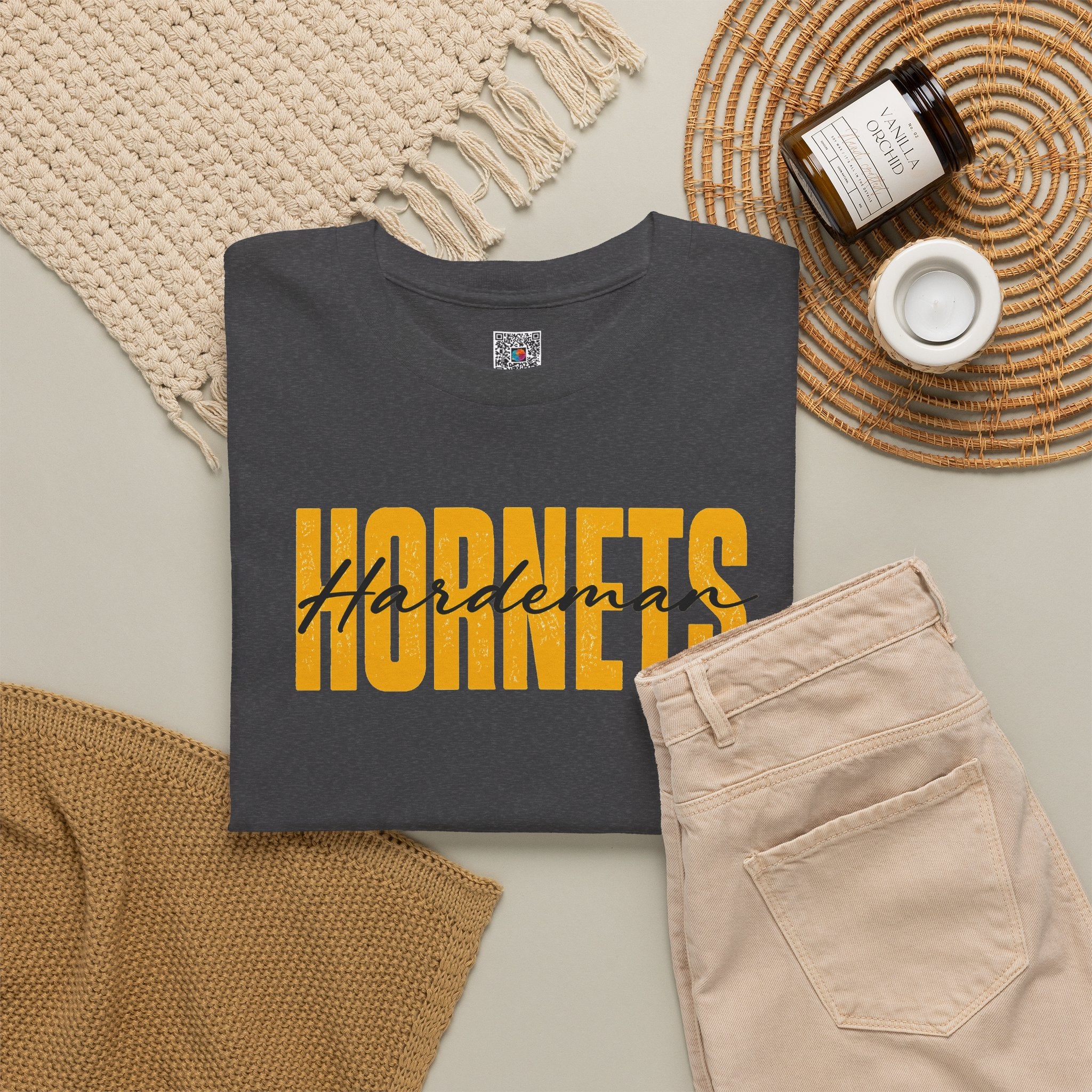 Hardeman Hornets Graphic T-Shirt | School Spirit Mascot Tee | Cr8tive Designs