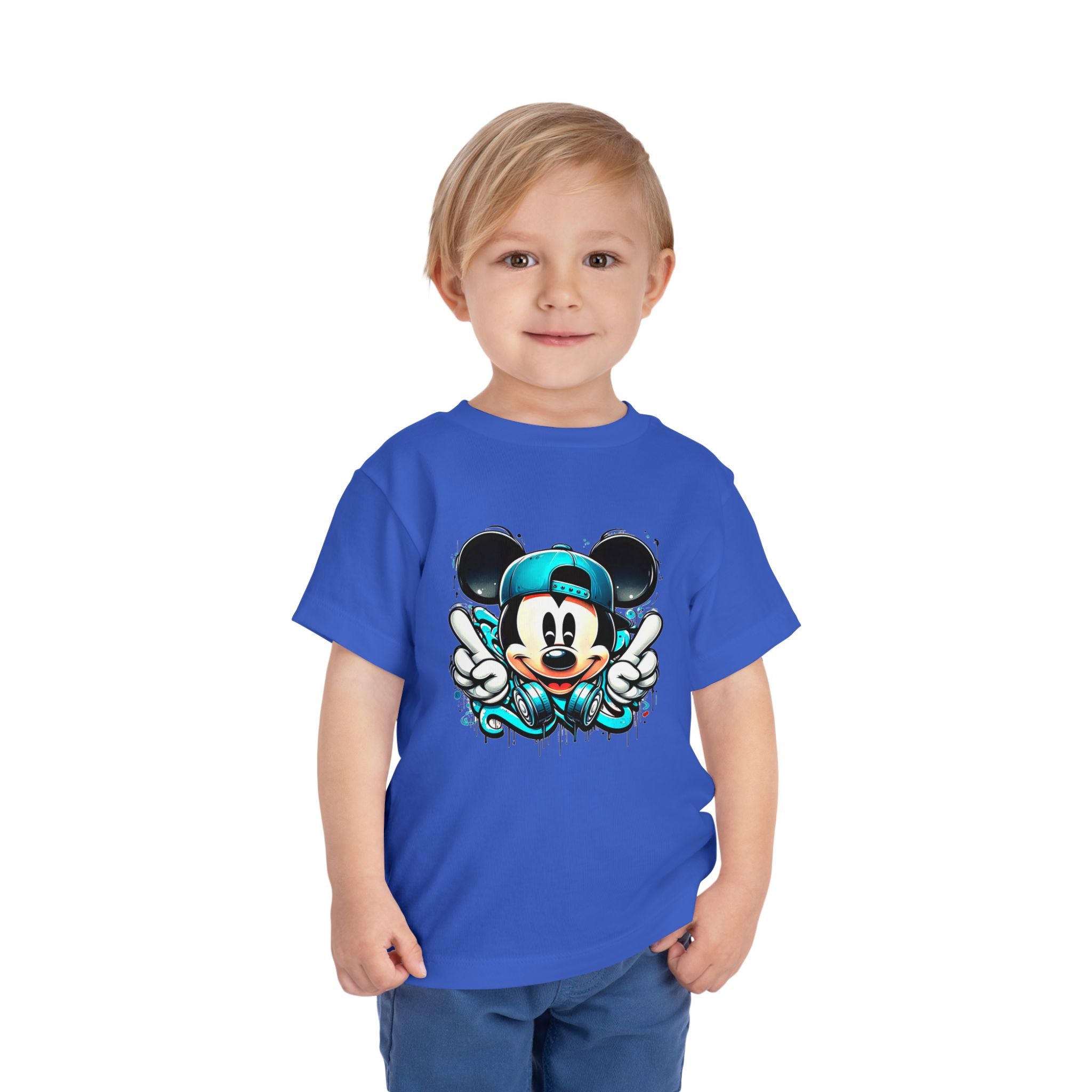 Mickey Mouse Hip-Hop Toddler Tee | Street-Style Cartoon T-Shirt | Cr8tive Designs
