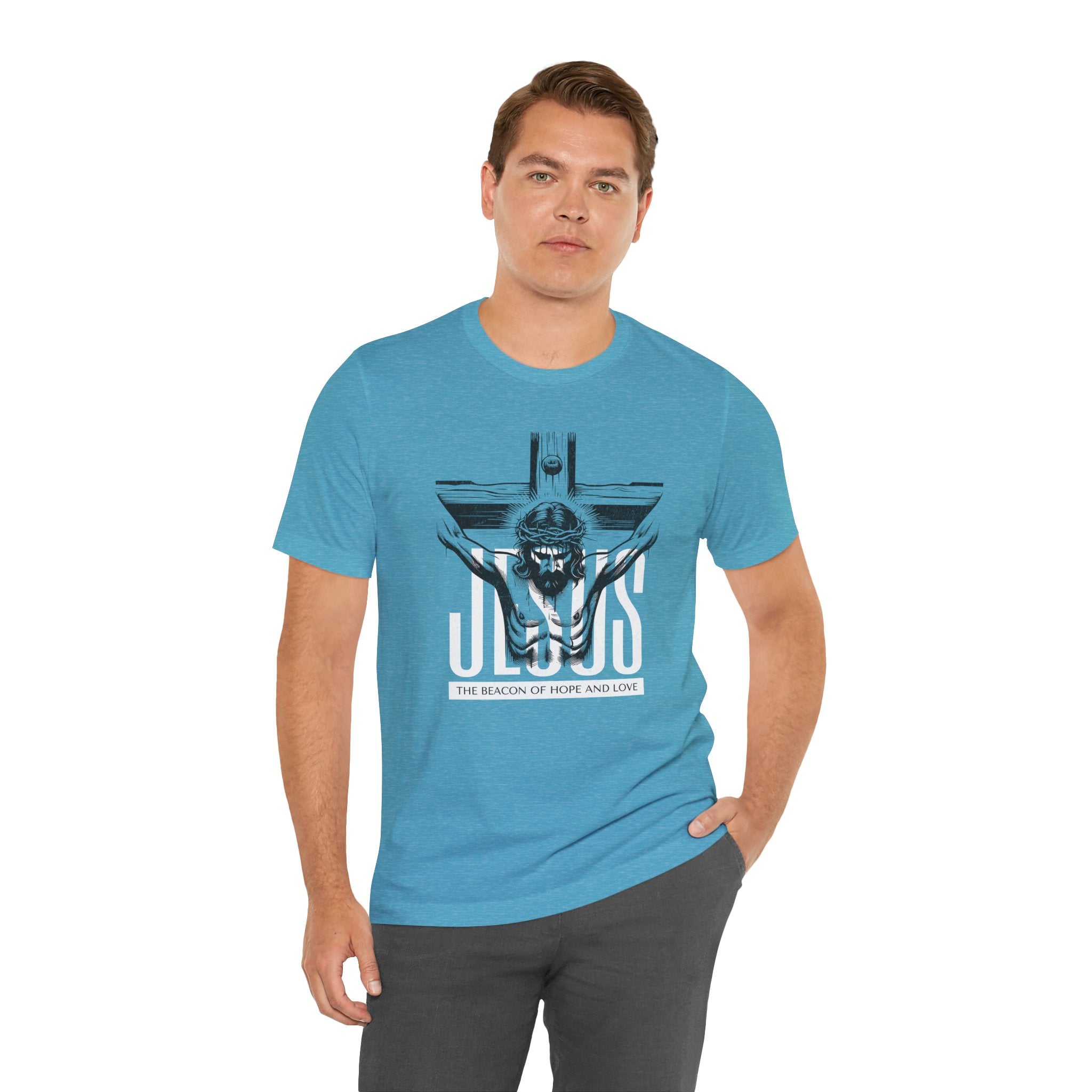 Jesus Crucifix Tee | Christian Graphic T-Shirt | Cr8tive Designs