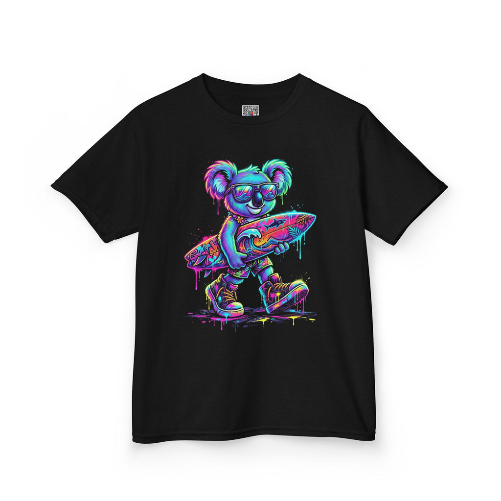 Neon Surfing Koala Graphic Tee | Cr8tive Designs