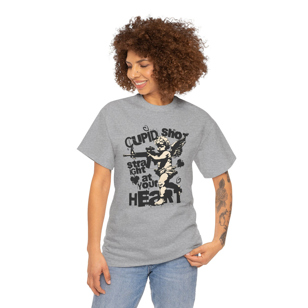 Cupid Shot Straight at Your Heart | Vintage Cupid Tshirt | Cr8tive Designs
