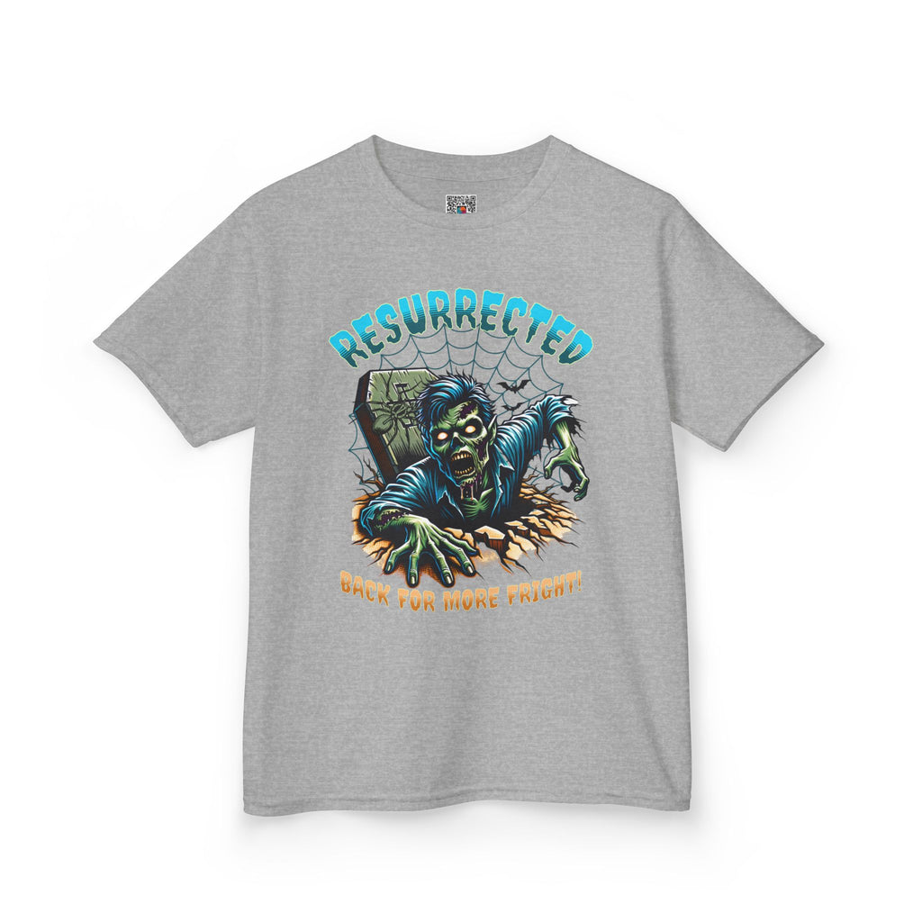 Kids T‑Shirt | "Resurrected: Back For More Fright" Zombie Graphic | Cr8tive Designs