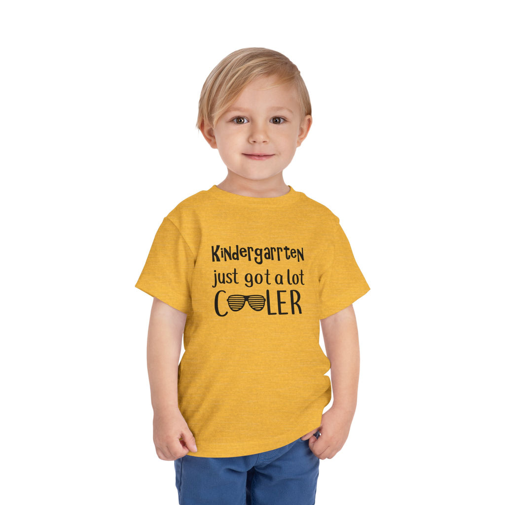 Kindergarten Just Got A Lot Cooler Tee | Back to School T-Shirt | Cr8tive Designs
