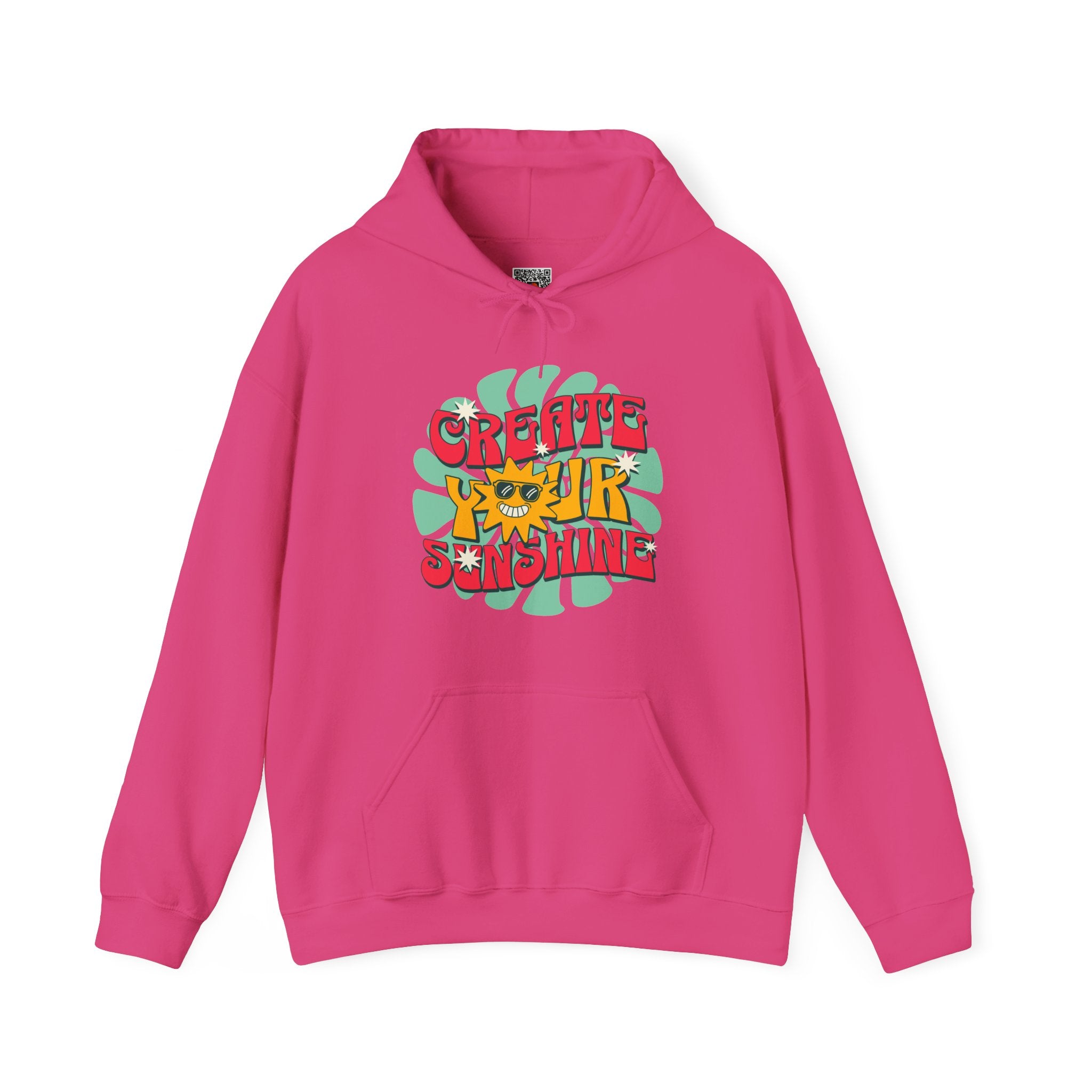 Create Your Sunshine | Colorful Retro-Inspired Hoodie | Cr8tive Designs