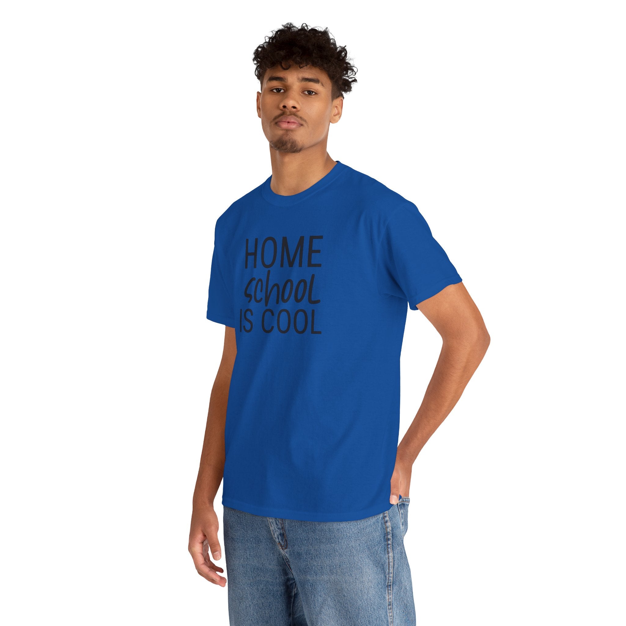 Homeschool Is Cool T-Shirt — Fun Homeschooling Tee for Parents