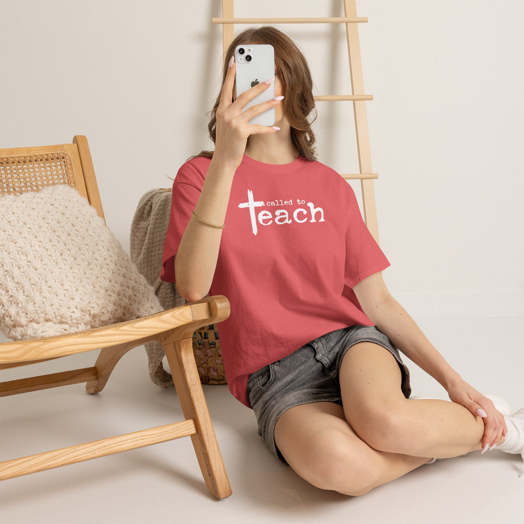Called to Teach Christian Teacher Tee | Faith-Inspired Classroom T-Shirt | Cr8tive Designs