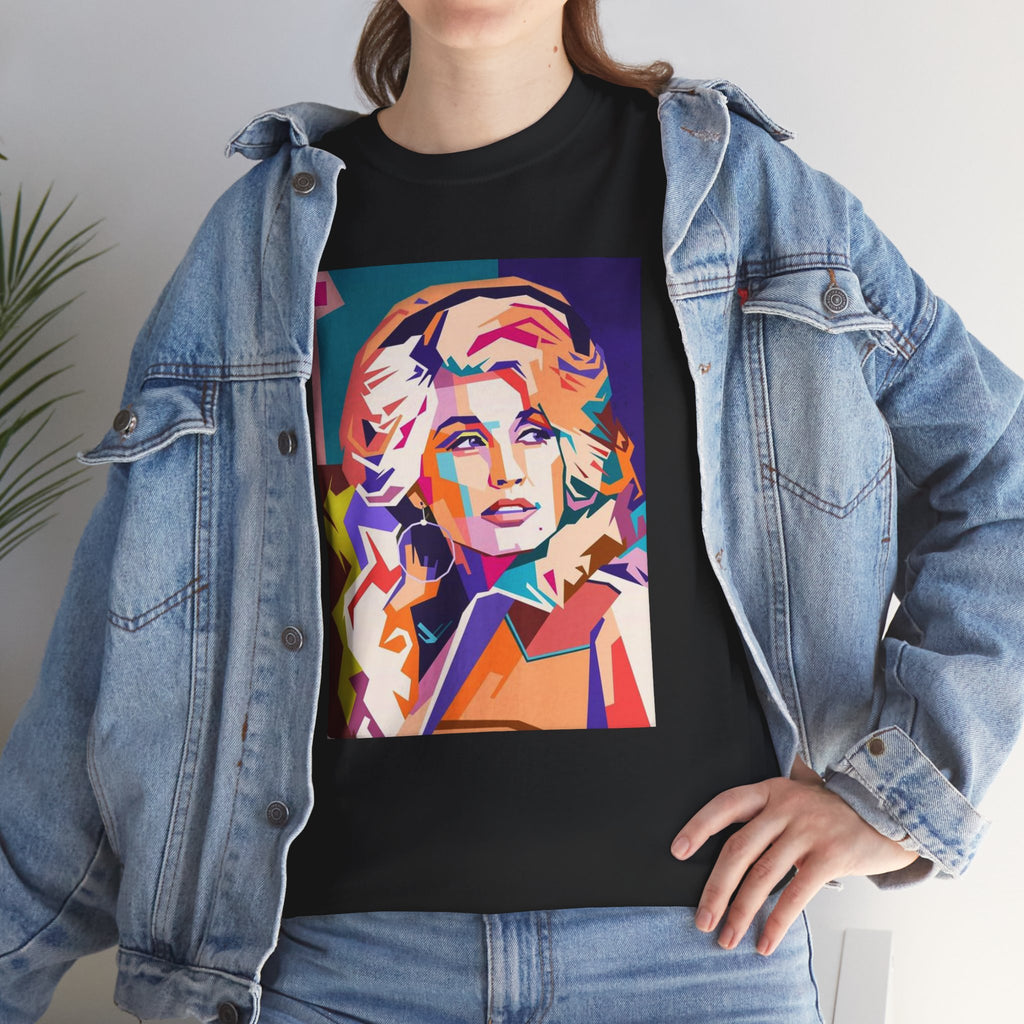 Country Music Legend | Colorful Pop Art Portrait Tee | Cr8tive Designs