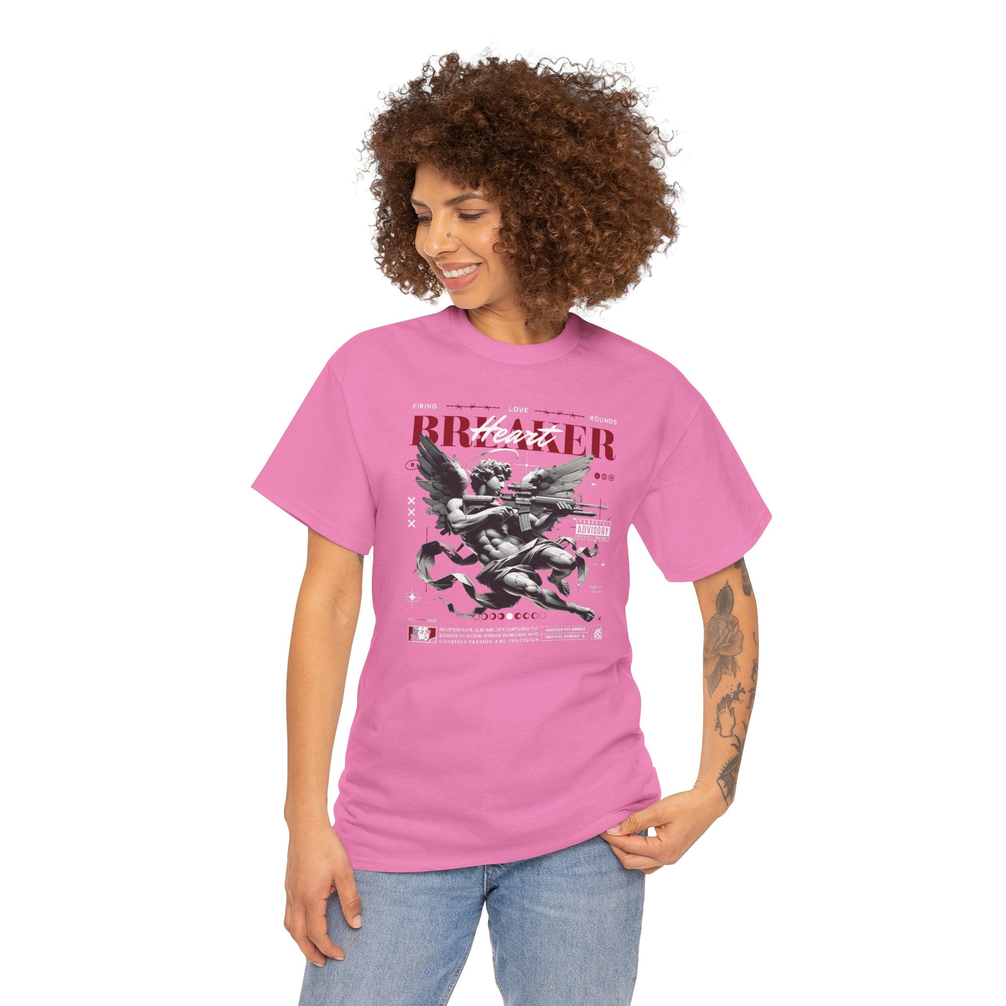 Firing Love Rounds | Dark Cupid Tshirt Design | Cr8tive Designs
