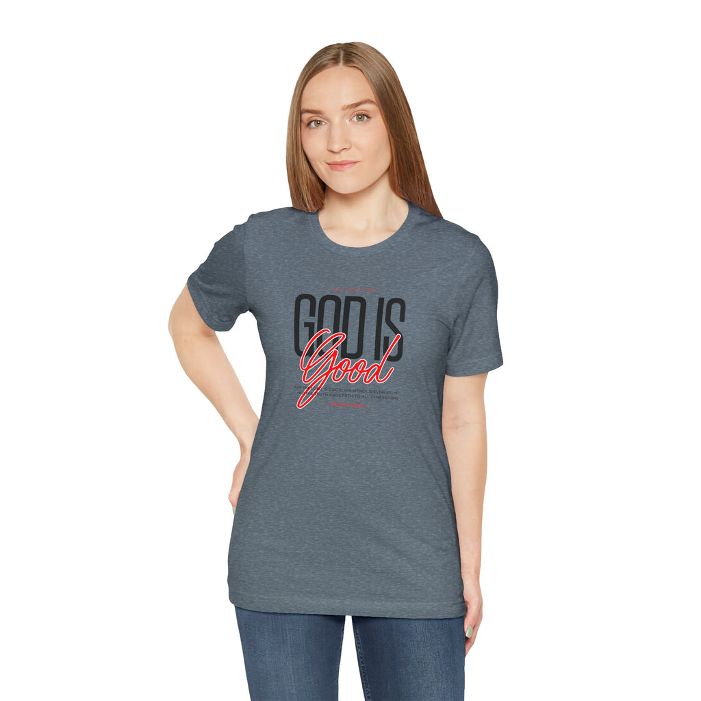 God Is Good Tee | Faith-Based Christian Graphic T-Shirt | Cr8tive Designs