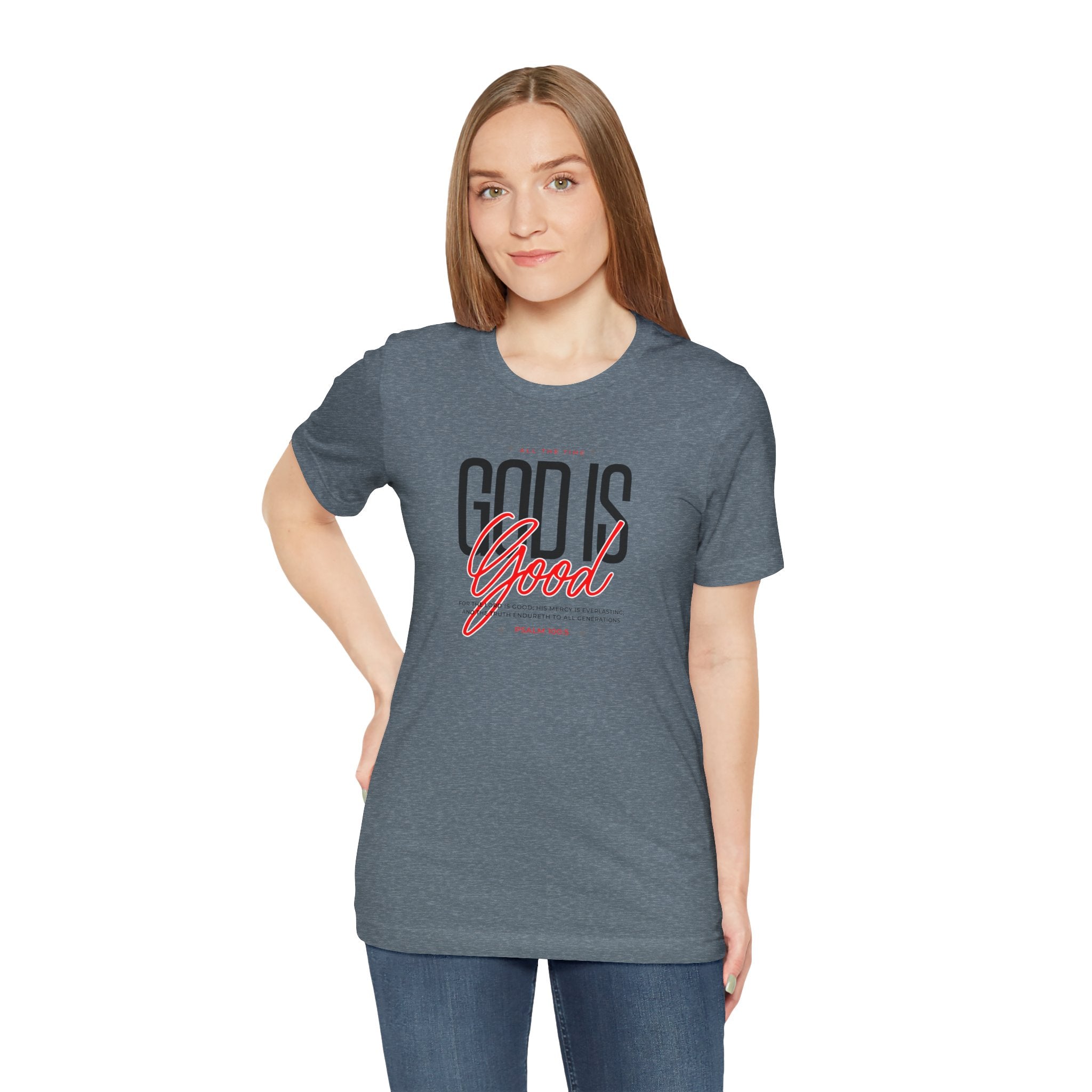 God Is Good Tee | Faith-Based Christian Graphic T-Shirt | Cr8tive Designs
