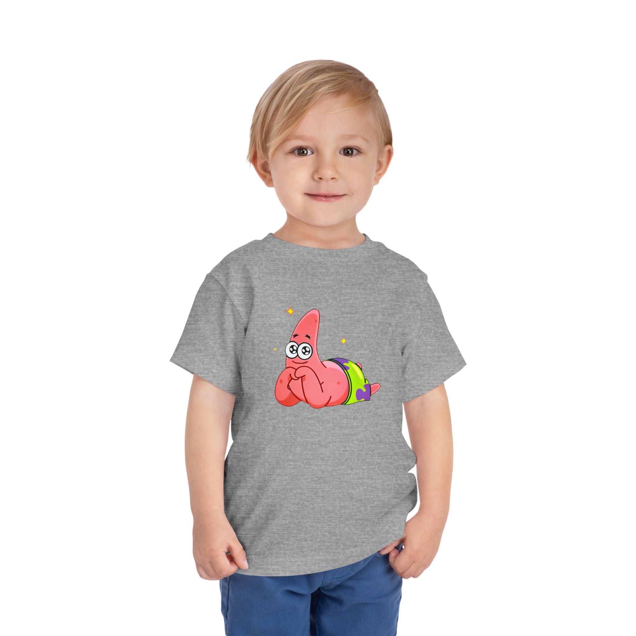 Patrick Star Daydreaming Youth Tee | Cute Cartoon Character T-Shirt | Cr8tive Designs