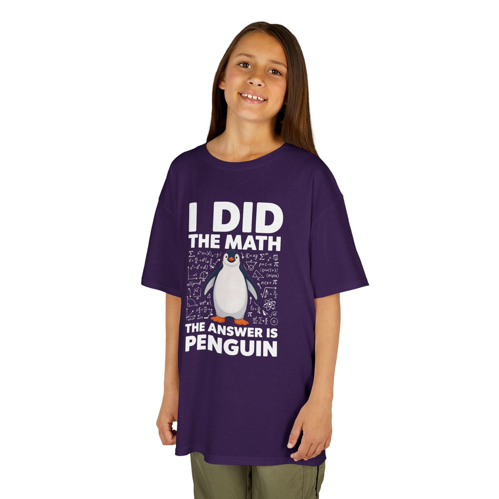 I Did the Math—The Answer Is Penguin | Funny Penguin Math T-Shirt | Cr8tive Designs