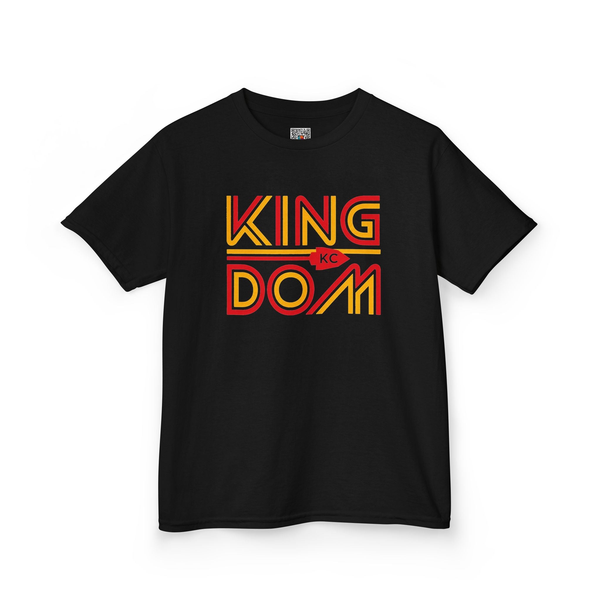 KC Kingdom Arrowhead Youth T-Shirt | Football Fan Youth Apparel Tee | Cr8tive Designs