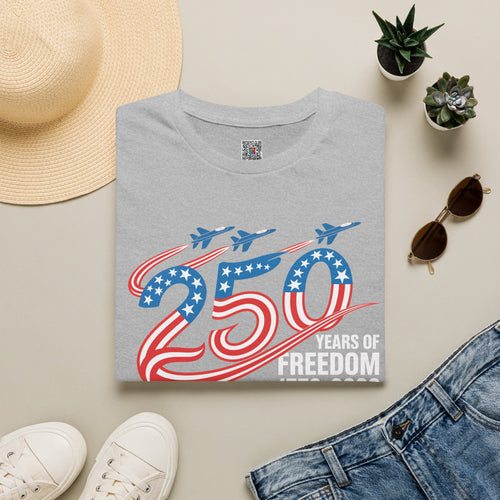 250 Years of Freedom | Patriotic USA Anniversary Design | Cr8tive Designs