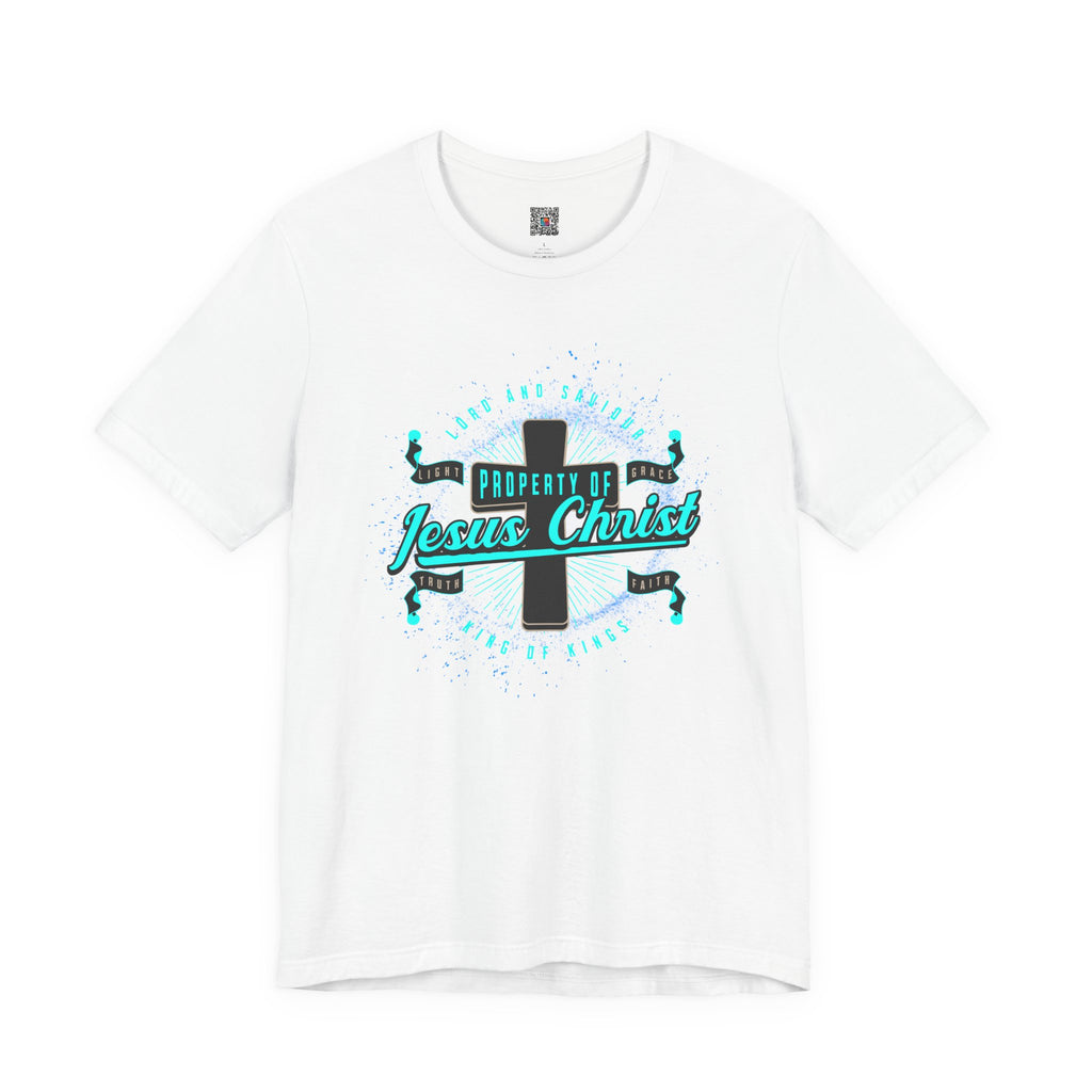 Jesus Christ Cross T-Shirt — "Property of Jesus Christ" Faith Tee| Cr8tive Designs