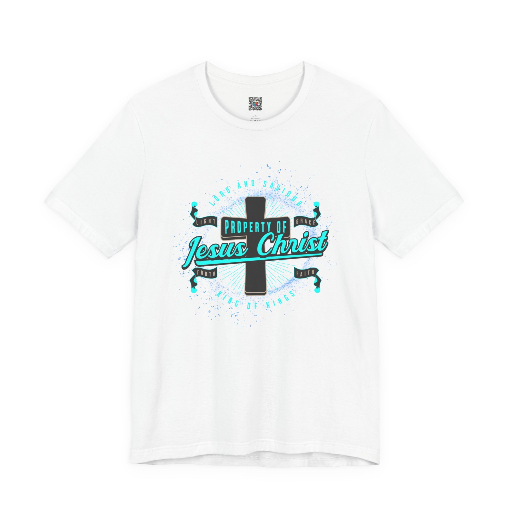 Jesus Christ Cross T-Shirt — "Property of Jesus Christ" Faith Tee| Cr8tive Designs