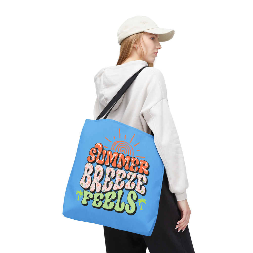 Summer Breeze Feels | Colorful Summer Tote Bag | Cr8tive Designs