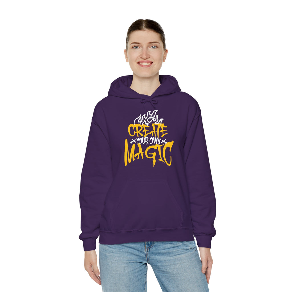 Create Your Own Magic | Bold Inspirational Hoodie | Cr8tive Designs