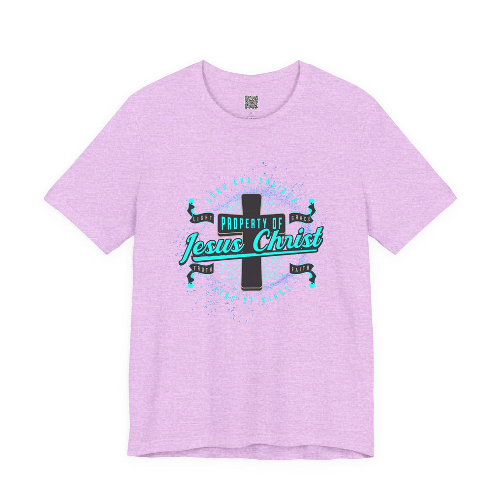 Jesus Christ Cross T-Shirt — "Property of Jesus Christ" Faith Tee| Cr8tive Designs