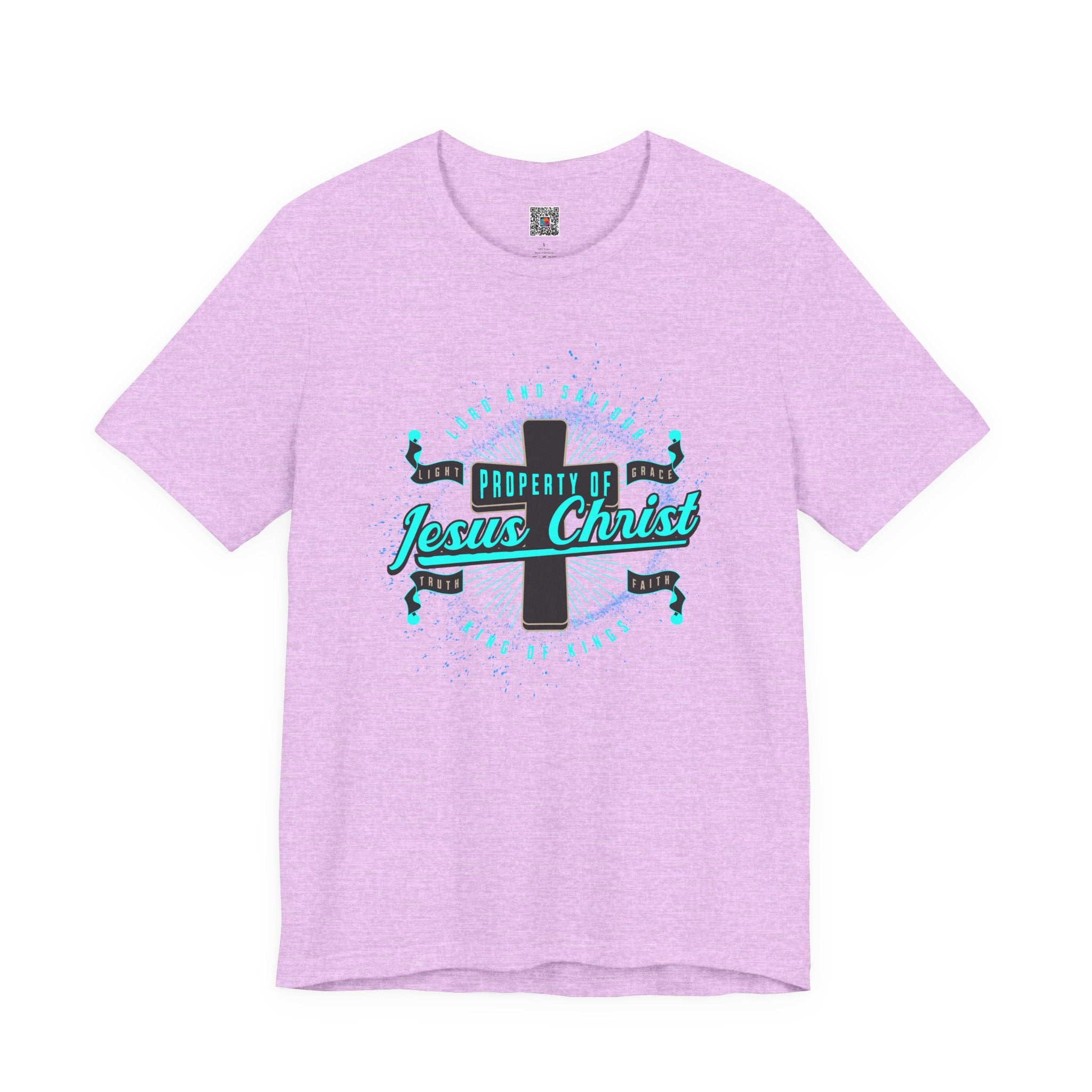 Jesus Christ Cross T-Shirt — "Property of Jesus Christ" Faith Tee| Cr8tive Designs