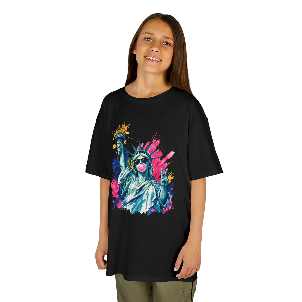 Kids Patriotic Liberty Tee | Statue of Liberty Graphic Design | Cr8tive Designs