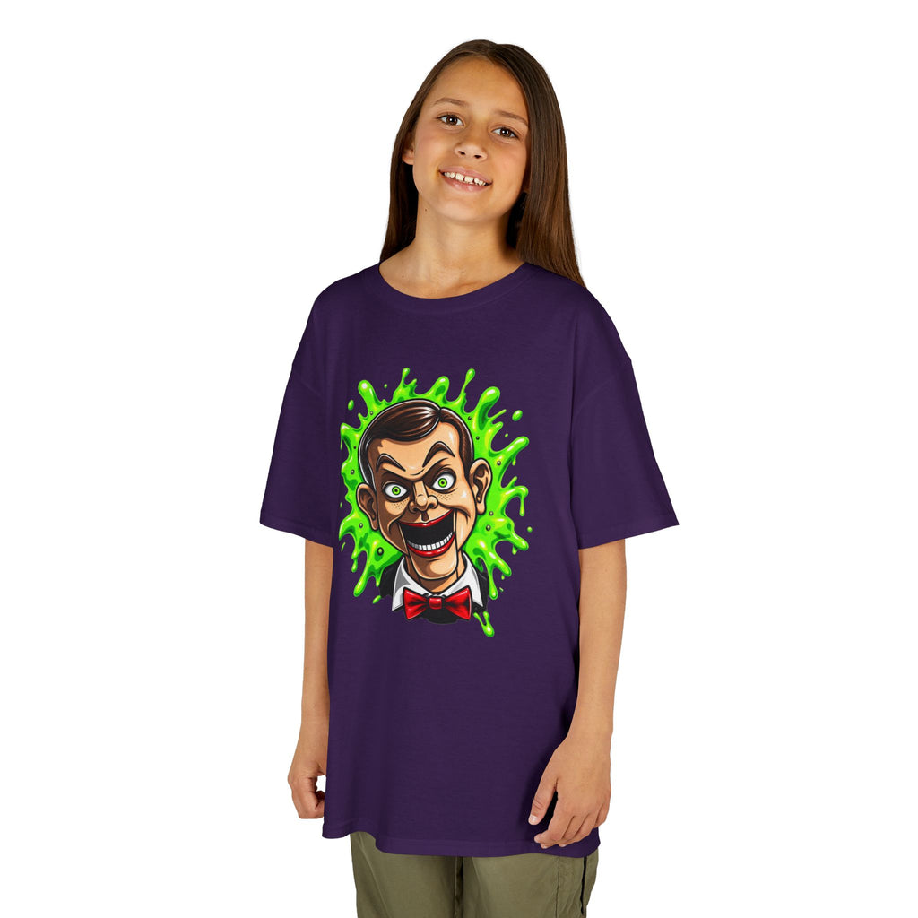 Slappy Dummy Green Slime Tee | Vintage 90s Spooky Kids T-Shirt | Cr8tive Designs