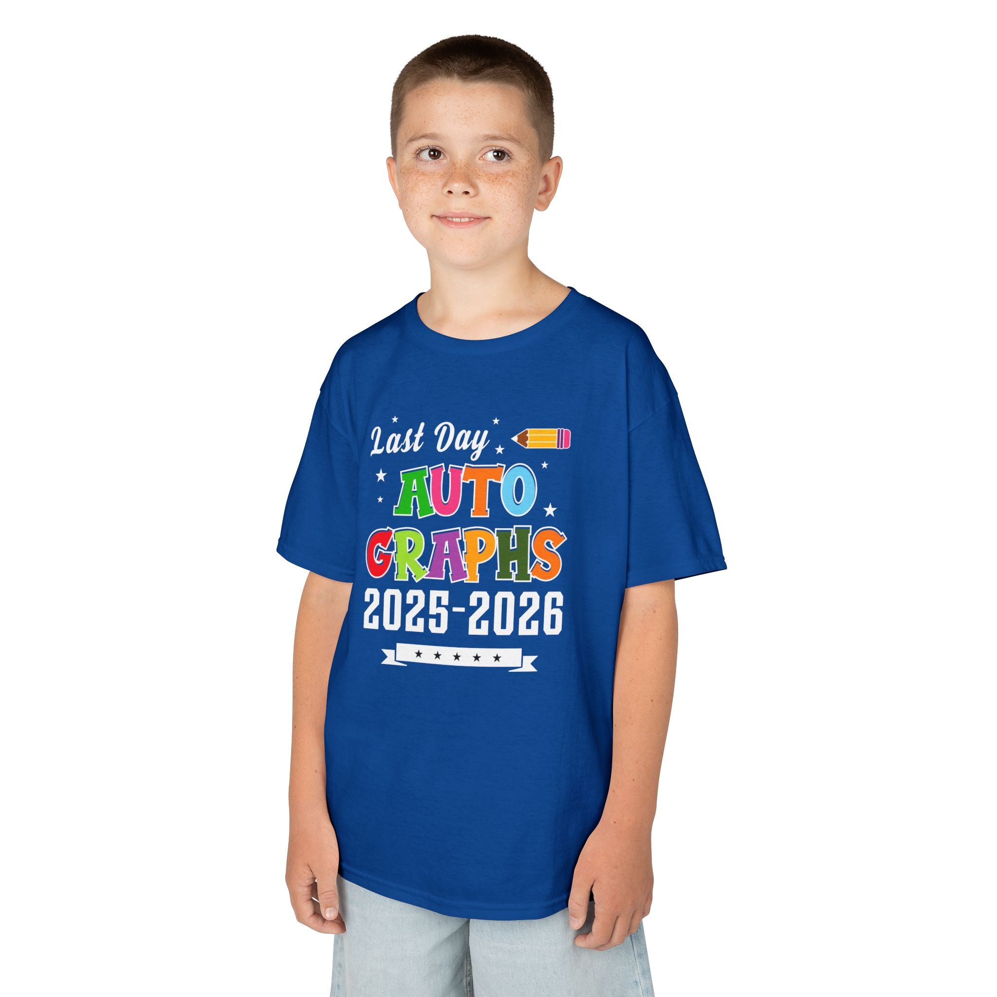 LAST DAY AUTOGRAPHS 2025-2026 T-SHIRT | KIDS SCHOOL SIGNATURE SHIRT | LAST DAY OF SCHOOL SHIRT | CR8TIVE DESIGNS