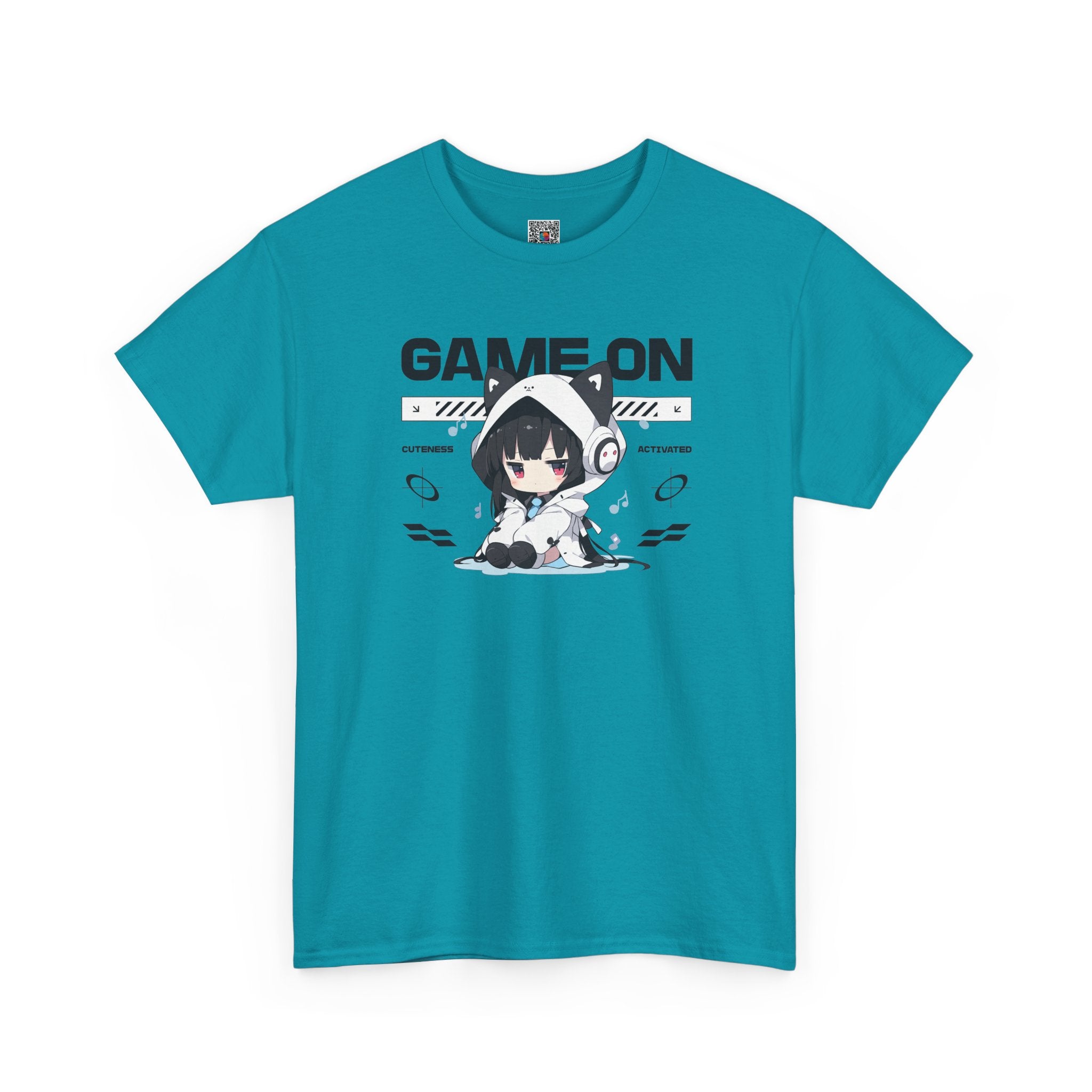 Game On T-Shirt | Cute Anime Gamer Girl Graphic Tee | Cr8tive Designs