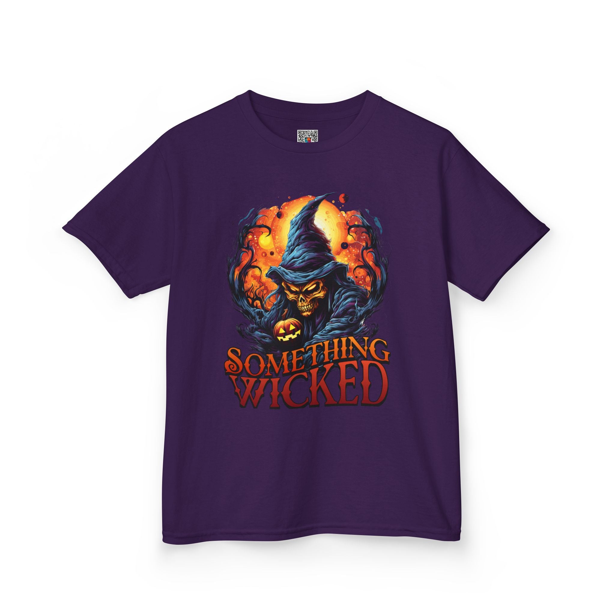 Kids T-Shirt "Something Wicked" Witch Graphic | Halloween Costume Tee | Cr8tive Designs