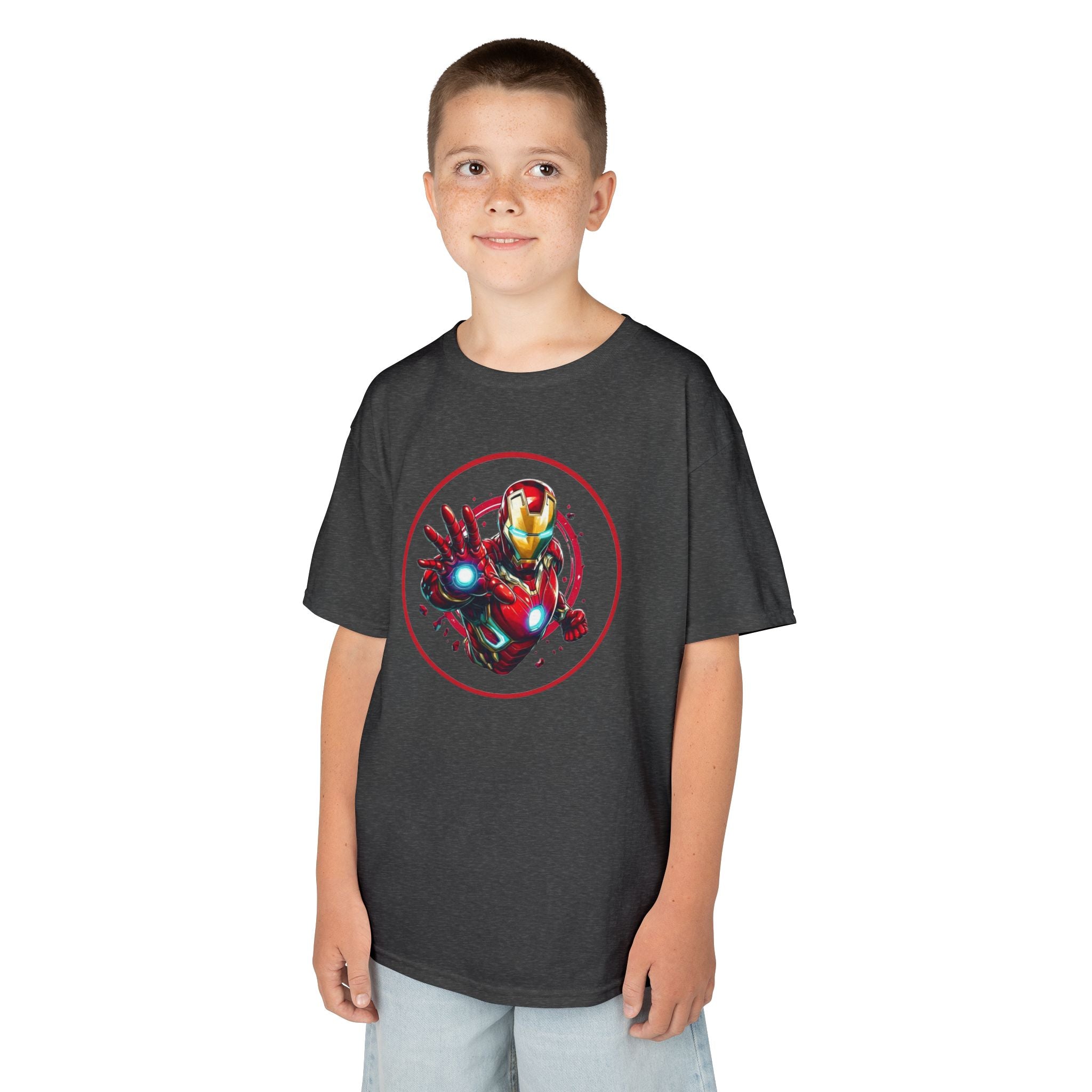 Armored Hero Power Tee | Kids Superhero Graphic T-Shirt | Cr8tive Designs