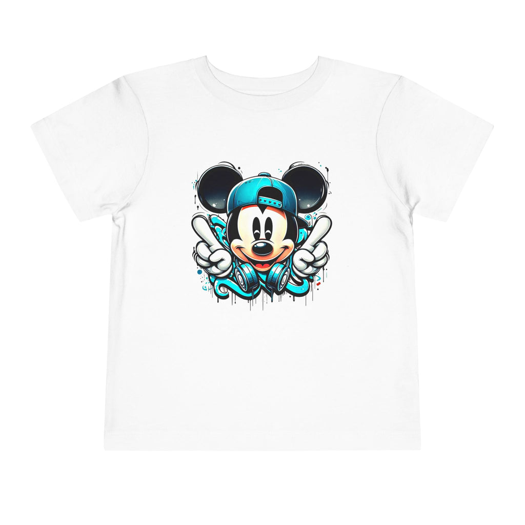 Mickey Mouse Hip-Hop Toddler Tee | Street-Style Cartoon T-Shirt | Cr8tive Designs