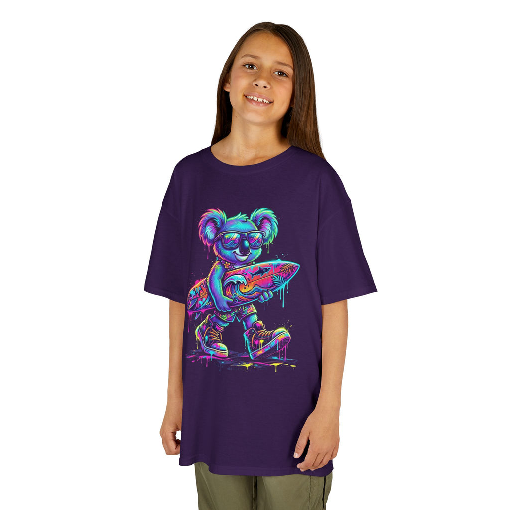 Neon Surfing Koala Graphic Tee | Cr8tive Designs