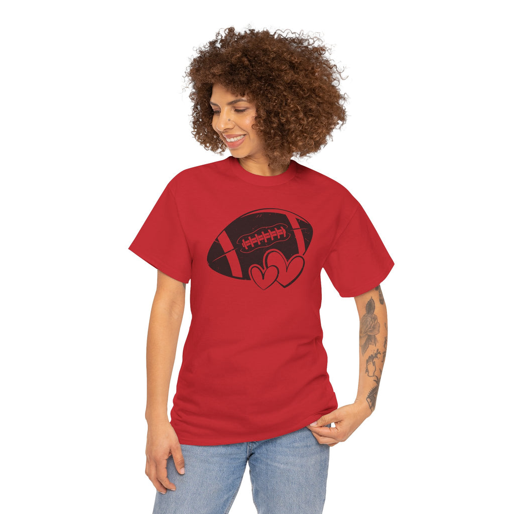 Football Love Graphic Tee | Game Day Sports T-Shirt | Cr8tive Designs