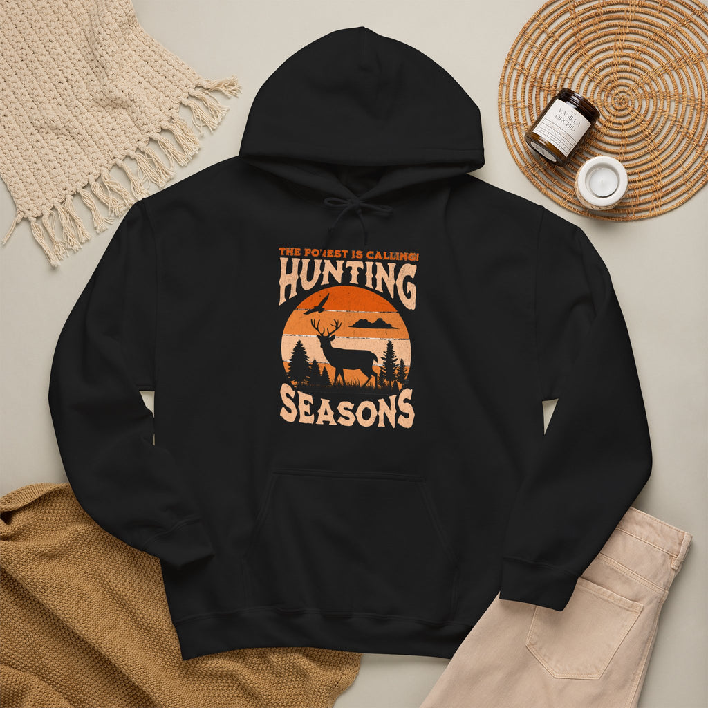 Hunting Season Hoodie | Retro Sunset & Deer Hunting Design | Cr8tive Designs