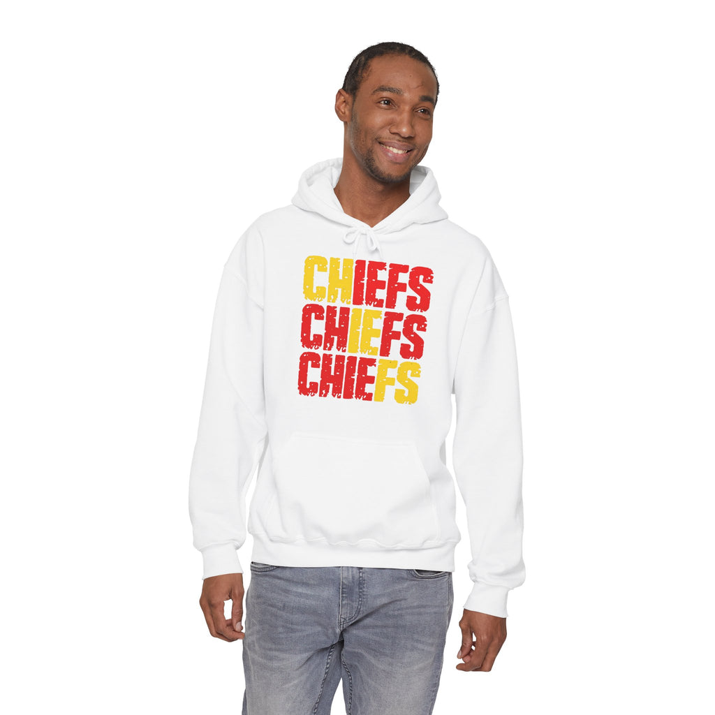 Chiefs Chiefs Chiefs | Football Hoodie | Cr8tive Designs
