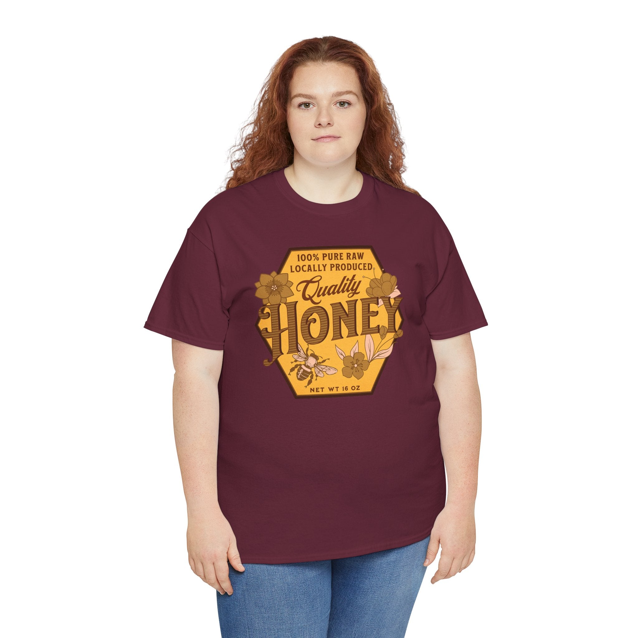"Quality Honey" Vintage Bee Graphic T-Shirt/Cr8tive Designs