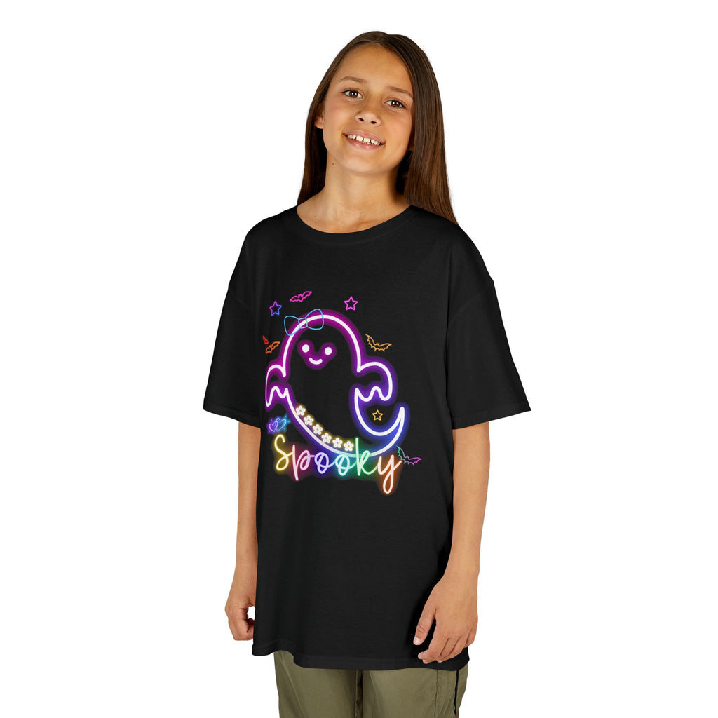Kids Tee | Pastel Rainbow Ghost "Spooky Sweet" |Cr8tive Designs