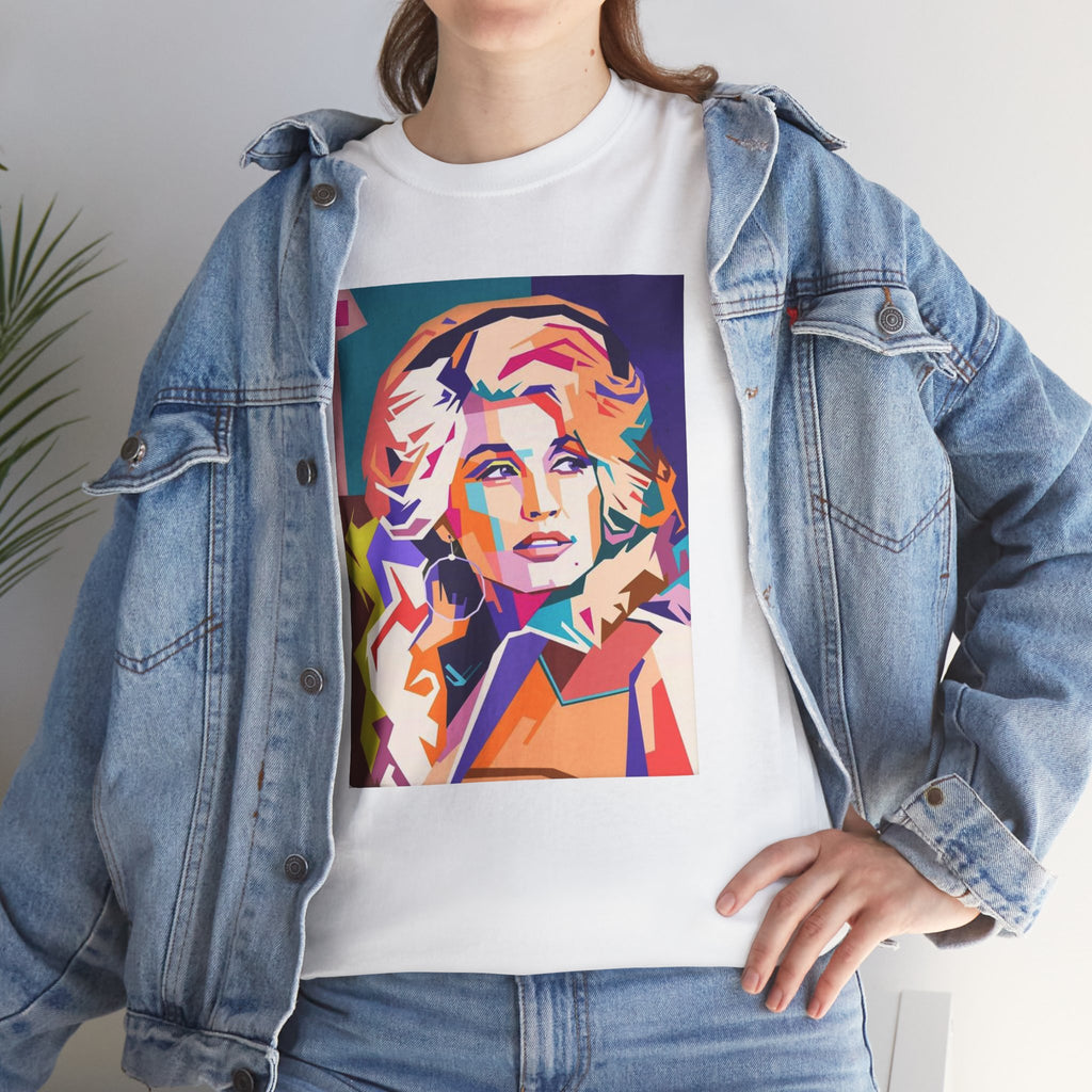 Country Music Legend | Colorful Pop Art Portrait Tee | Cr8tive Designs