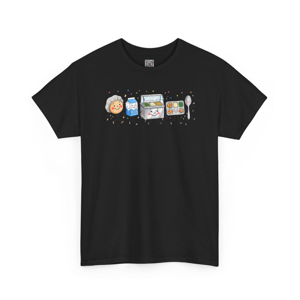 Lunch Crew Graphic Tee | Cute Foodie Character T-Shirt | Cr8tive Designs